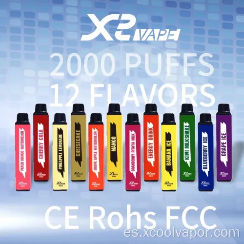 MunAfacturador 2000Puffs Max Desechable ECIG